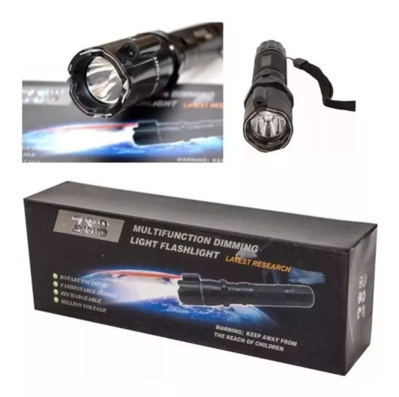 Linterna Recargable Led Tactica Usb Mili